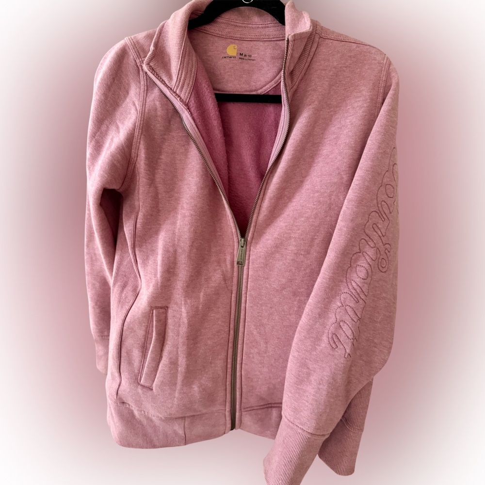 Carhartt Pink Full-Zip Hoodie
